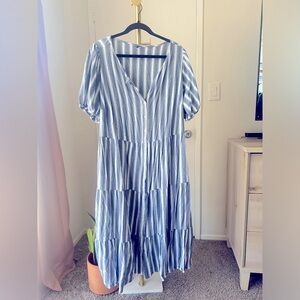 Old Navy Striped Maxi Dress